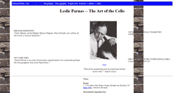 Desktop Screenshot of leslieparnas.parnasmusic.com